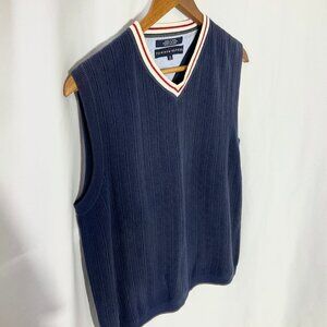 Vintage Tommy Hilfiger Size Med Vneck Knit Sweater Vest Men's